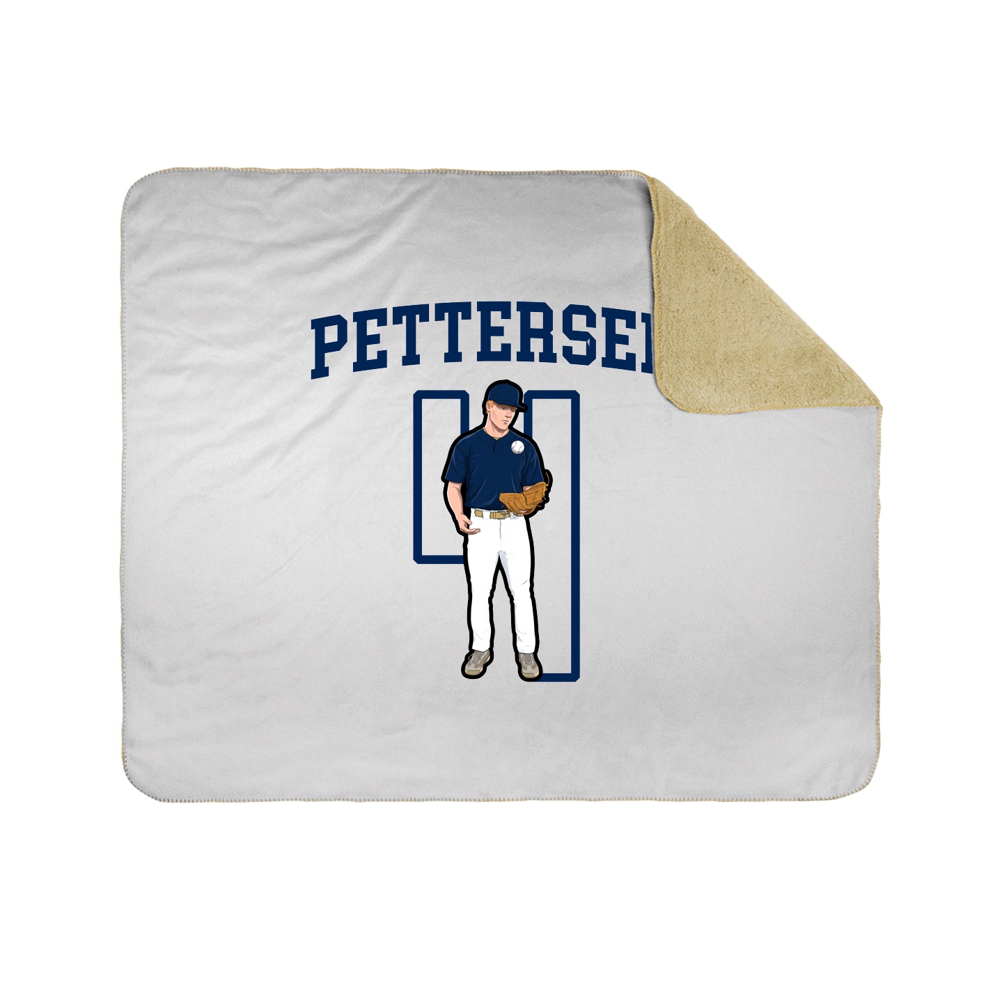 Throw Blanket — Shirsey in White