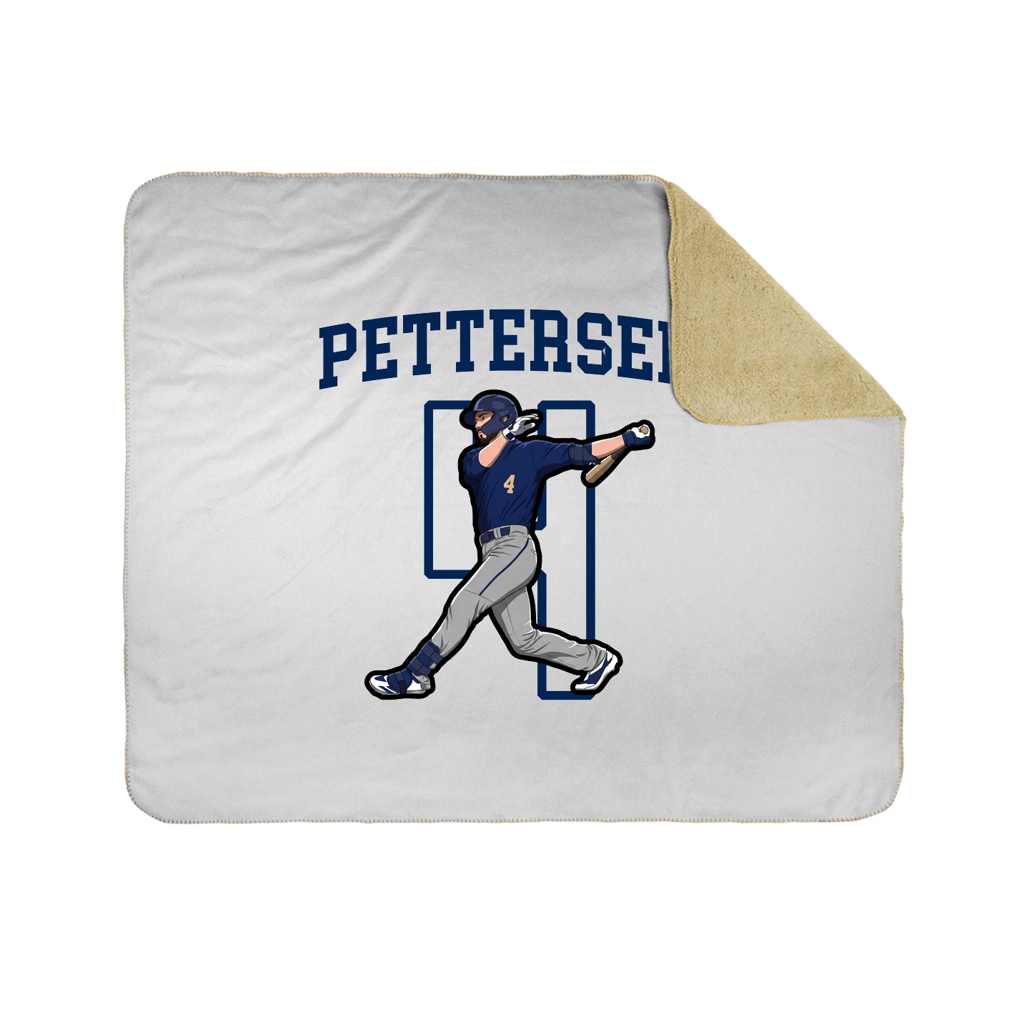 50x60 Sherpa Lined Throw Blanket
