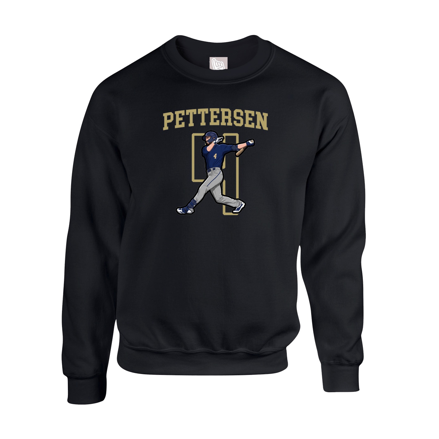 Fleece Crew — Shirsey in Black