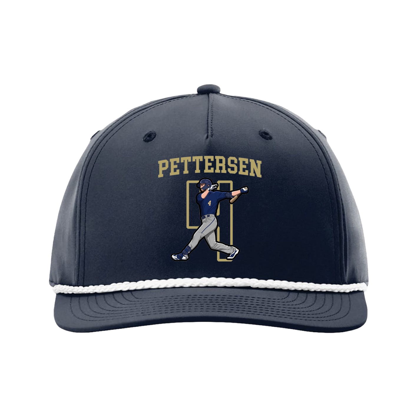 Five-Panel Classic Rope Cap — Shirsey in Navy