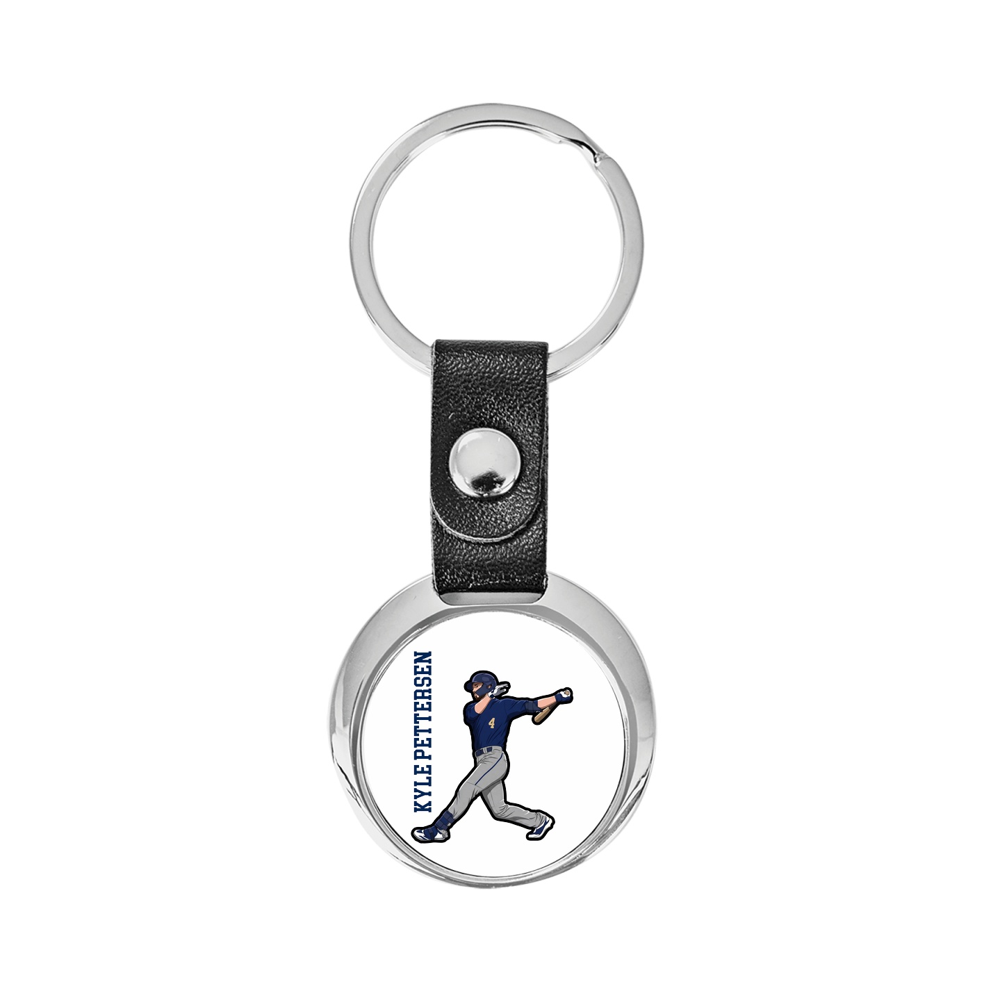Key Chain — Name Vertical in Classic