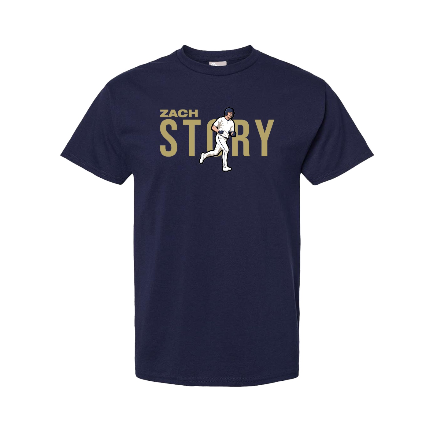Tee — Player Name in Navy