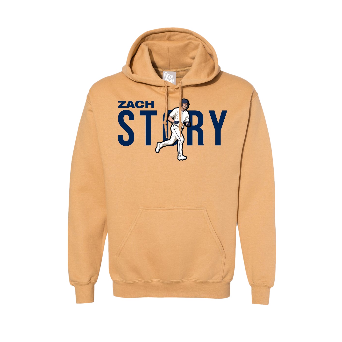 Hoodie — Player Name in Vegas Gold