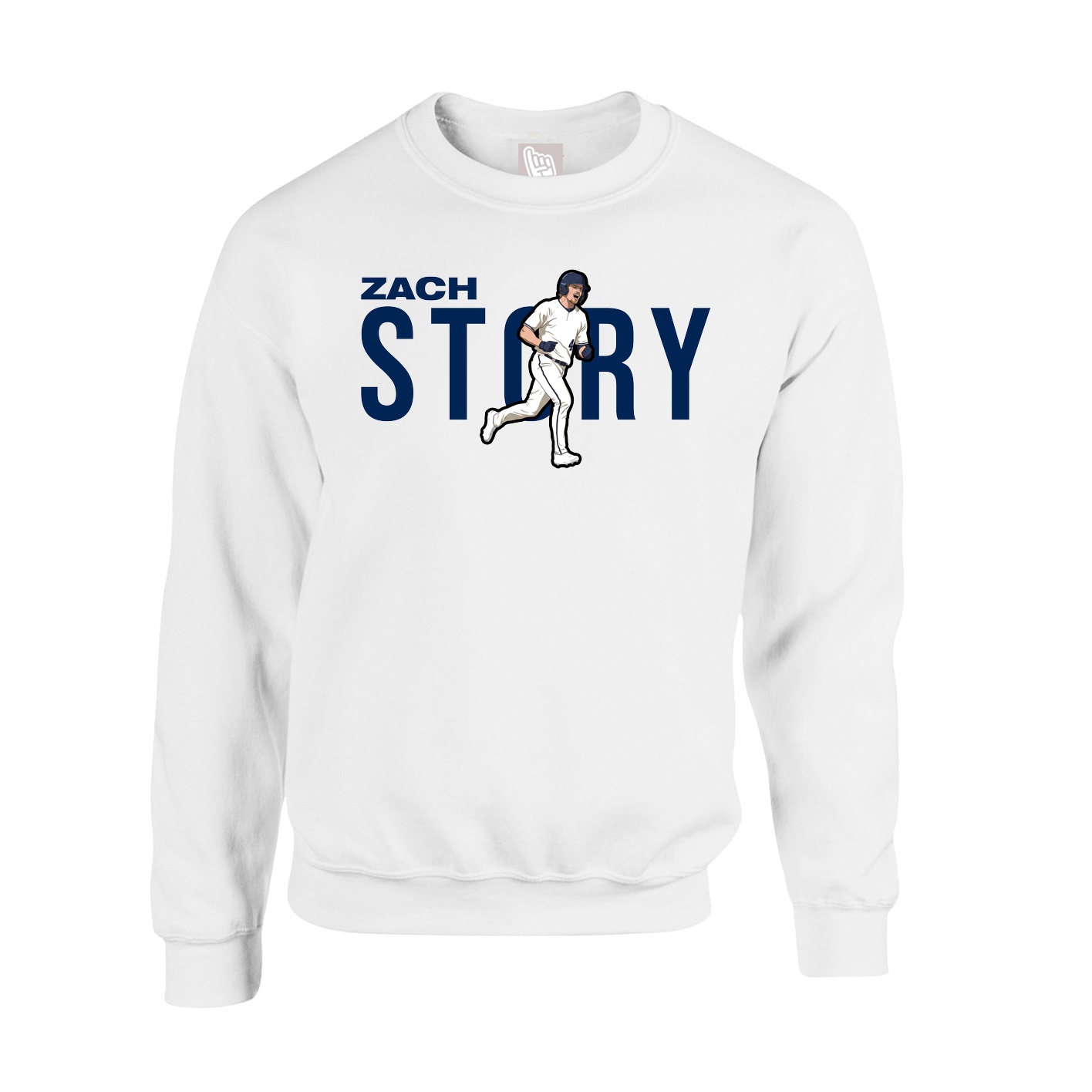Fleece Crew — Player Name in White
