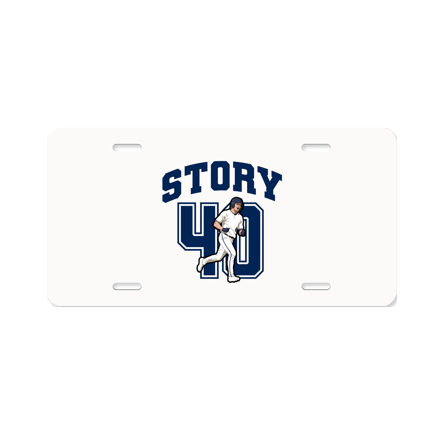License Plate — Number in Classic
