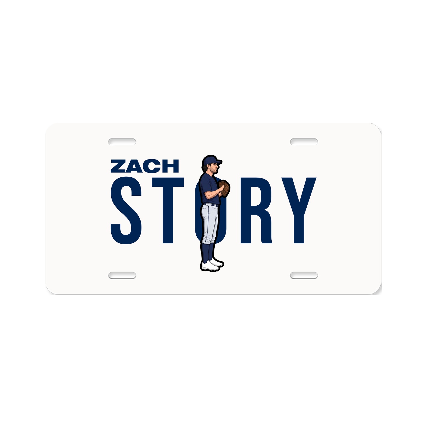 License Plate — Player Name in Classic