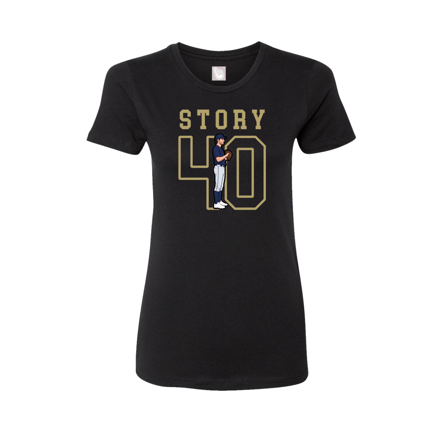 Fitted Women's Tee — Shirsey in Black