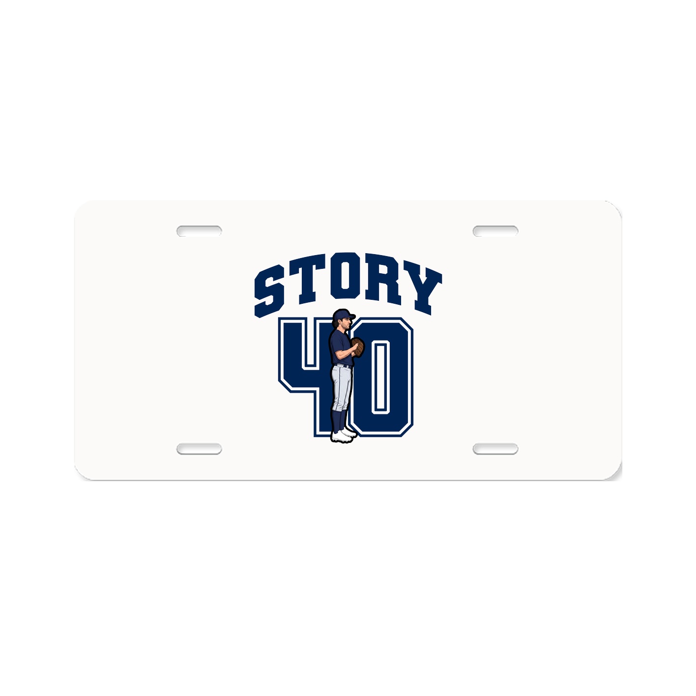 License Plate — Number in Classic