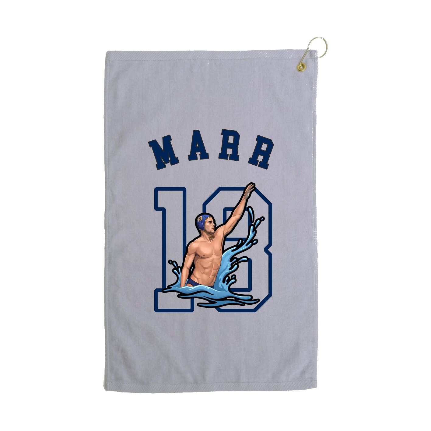 Golf Towel — Shirsey Arch in Grey