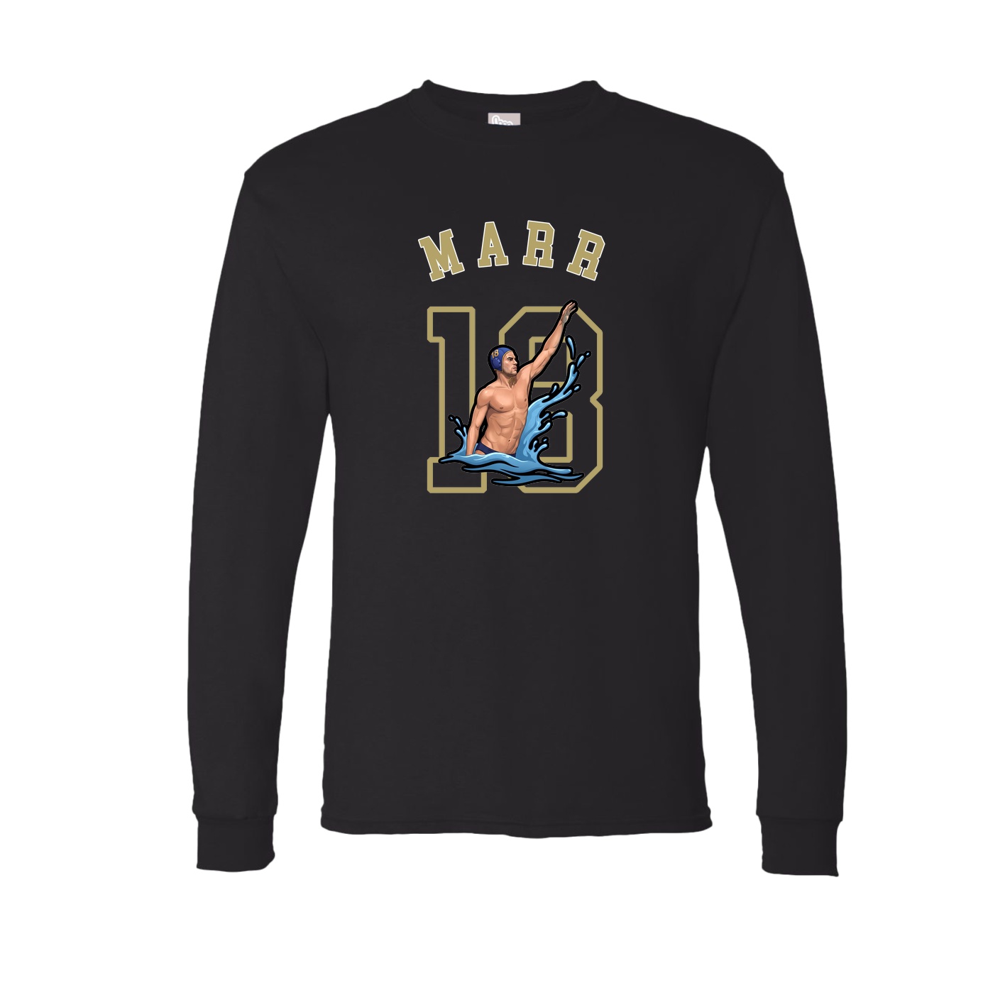 Long Sleeve Tee — Shirsey Arch in Black