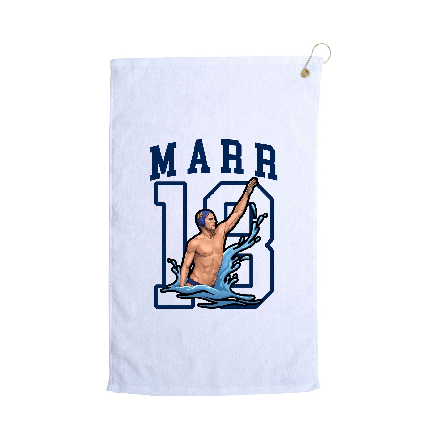 Golf Towel — Shirsey in White