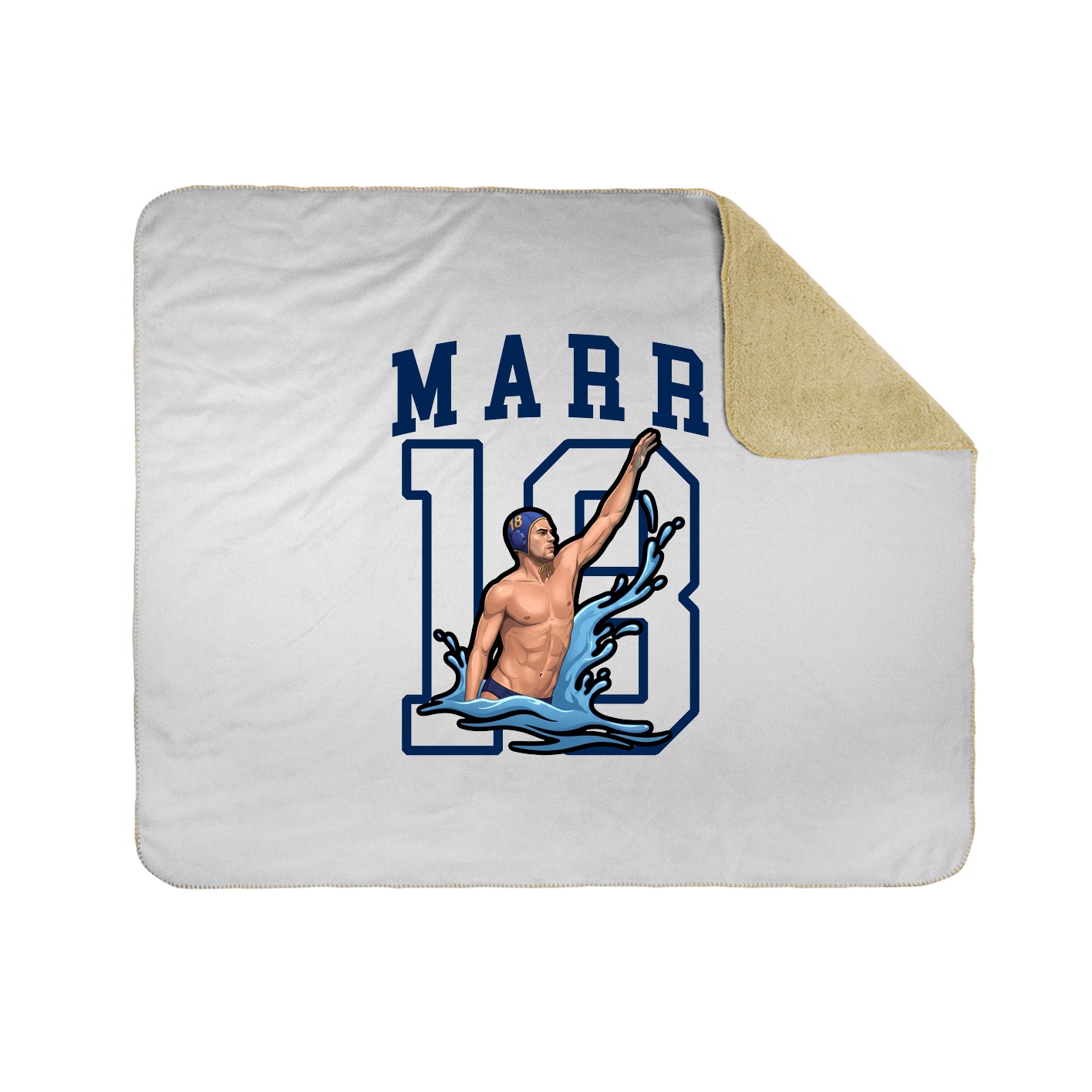 Throw Blanket — Shirsey in White