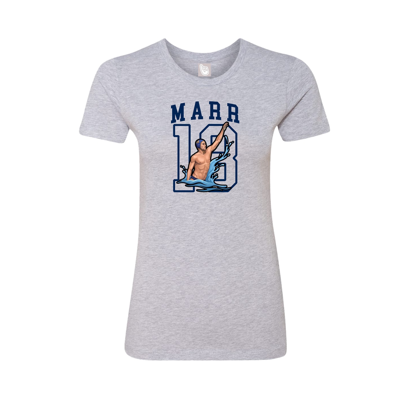 Fitted Women's Tee — Shirsey in Grey