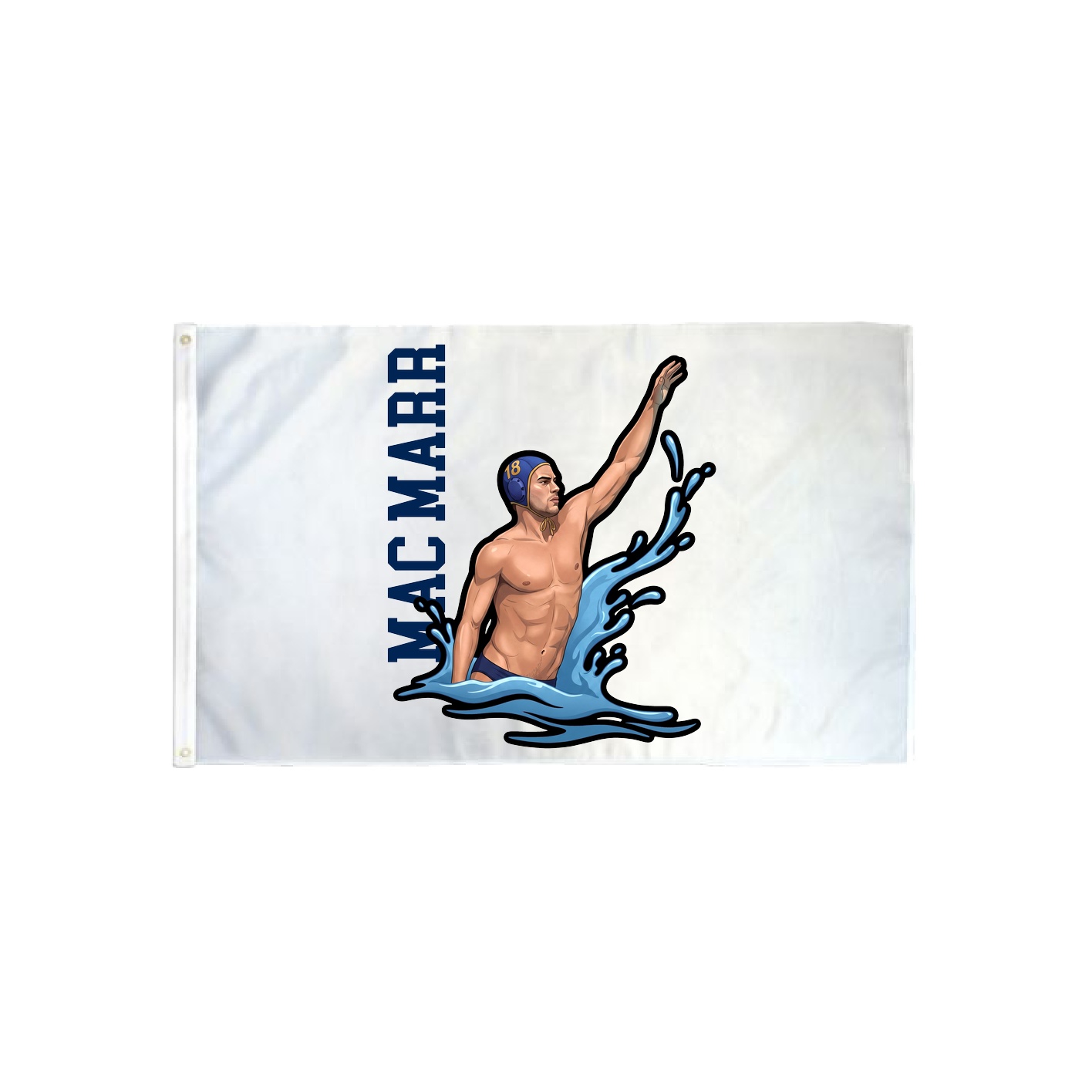 3x5 Flag — Name Vertical in Classic