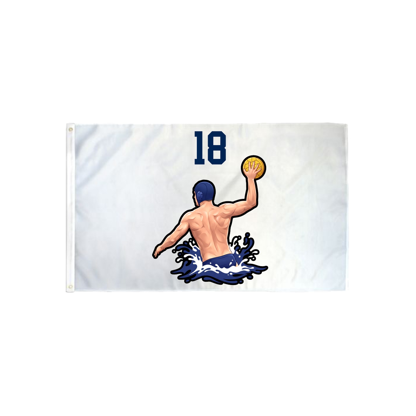 3x5 Flag — Number Top in Classic