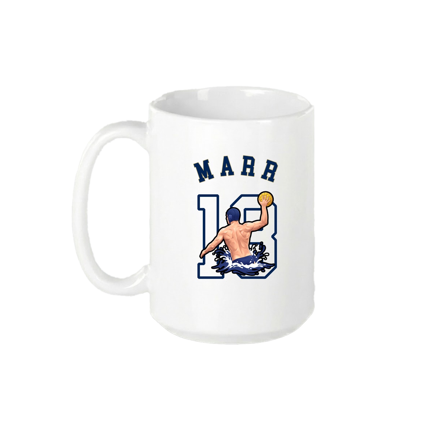 15oz Coffee Mug — Shirsey Arch in White