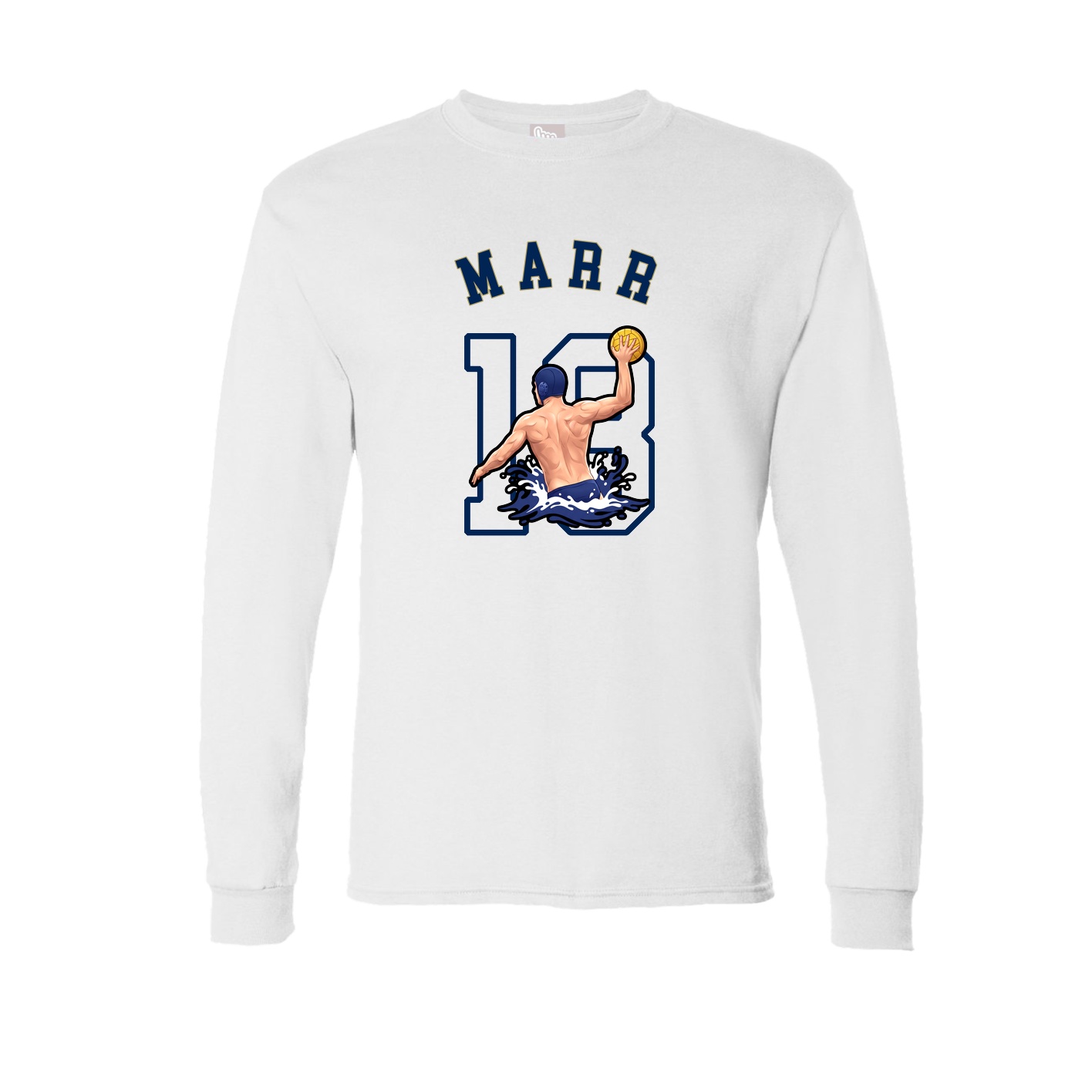Long Sleeve Tee — Shirsey Arch in White