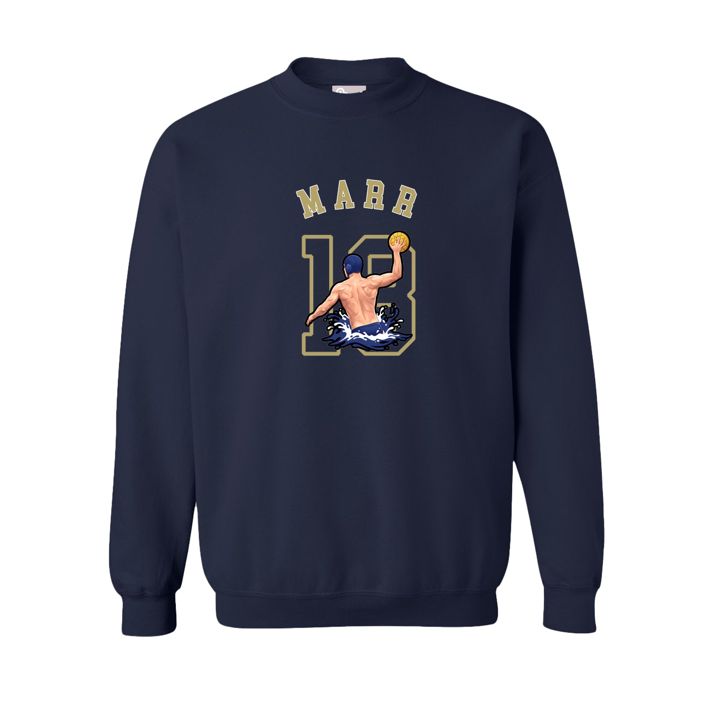 Fleece Crew — Shirsey Arch in Navy