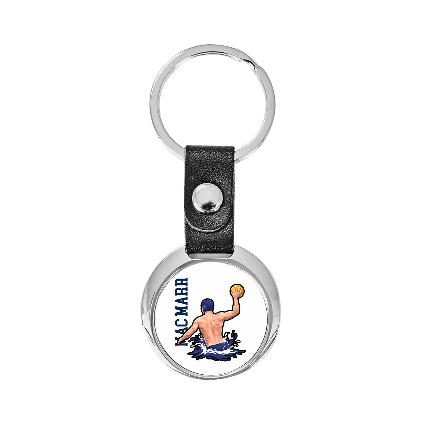 Key Chain — Name Vertical in Classic