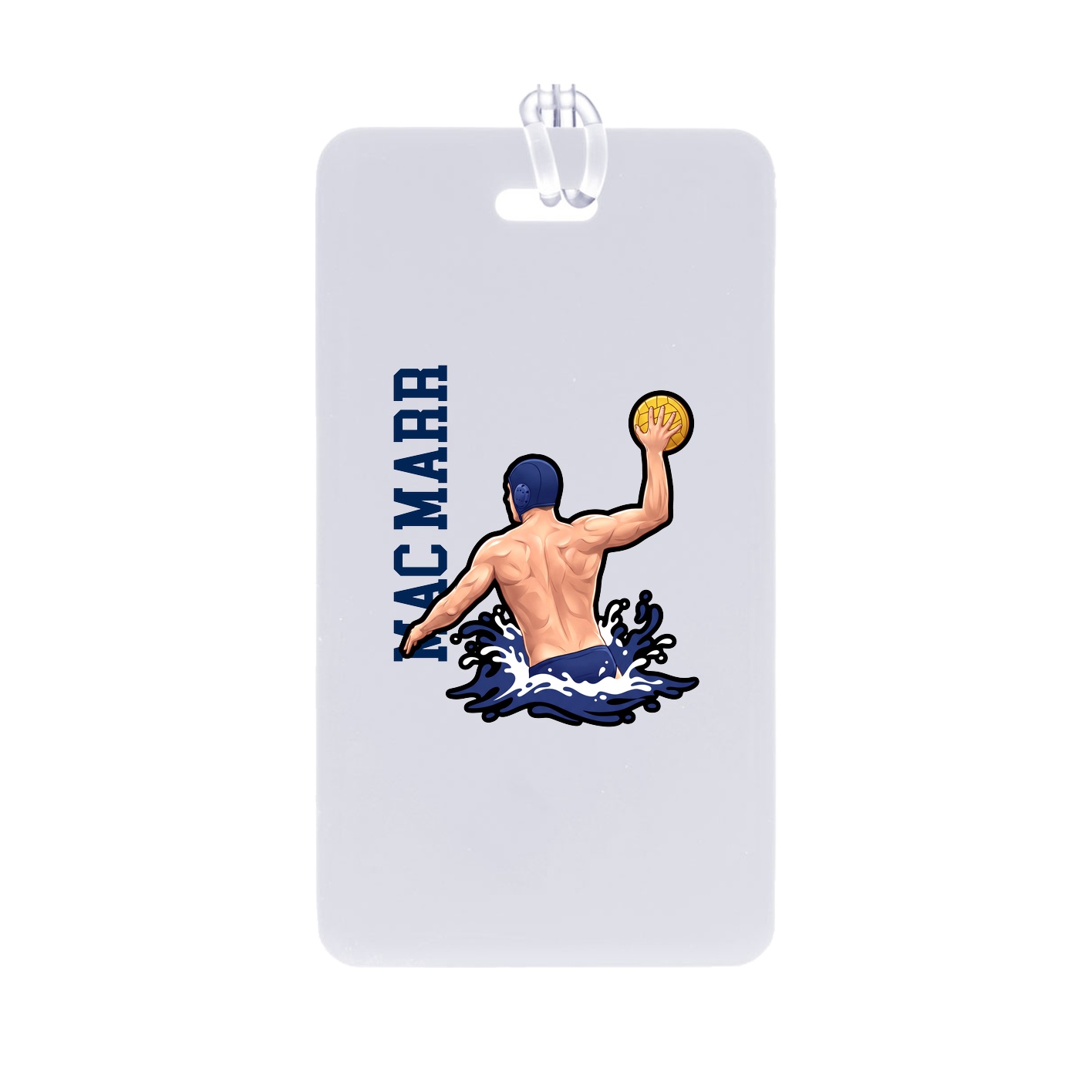 Bag Tag — Name Vertical in Classic