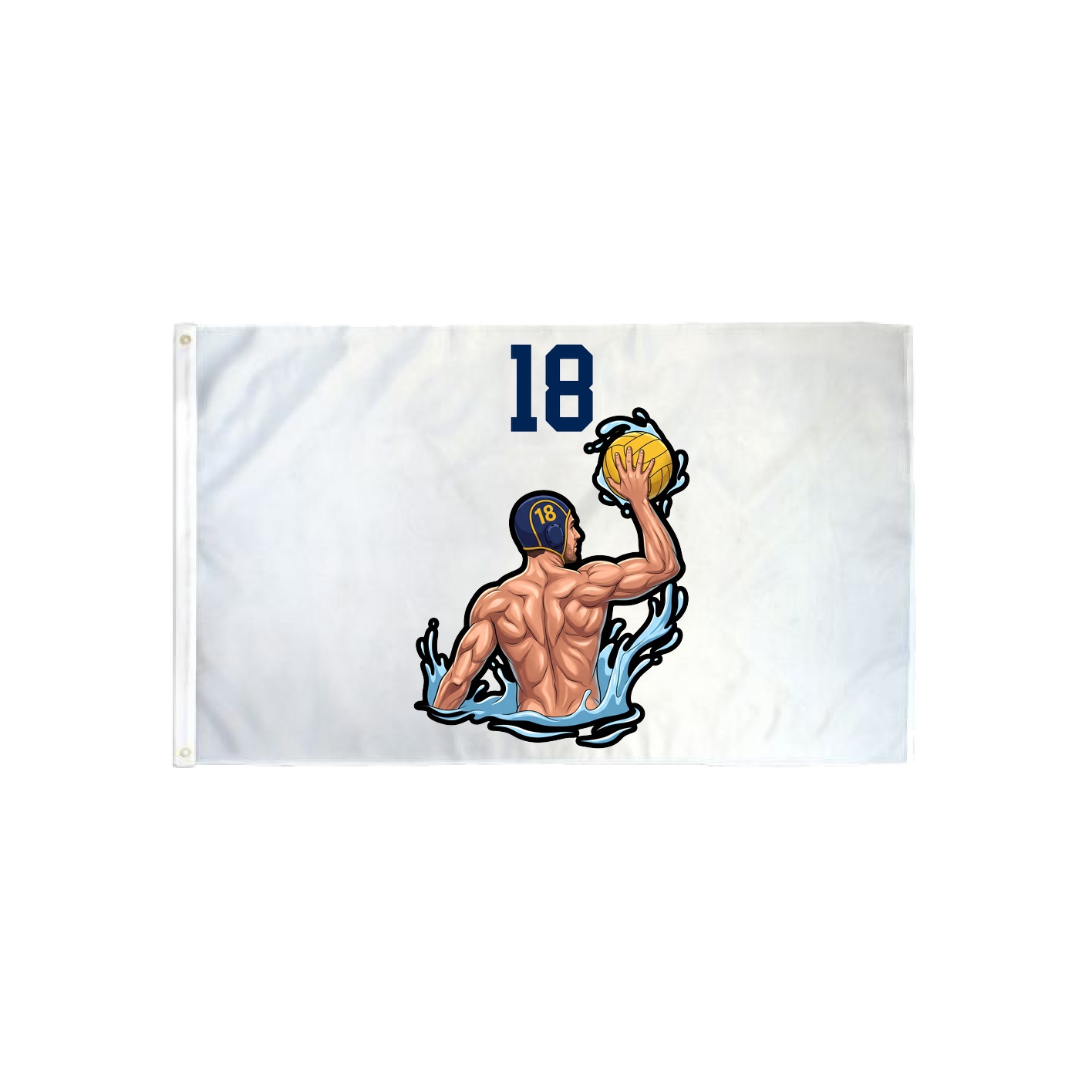 3x5 Flag — Number Top in Classic