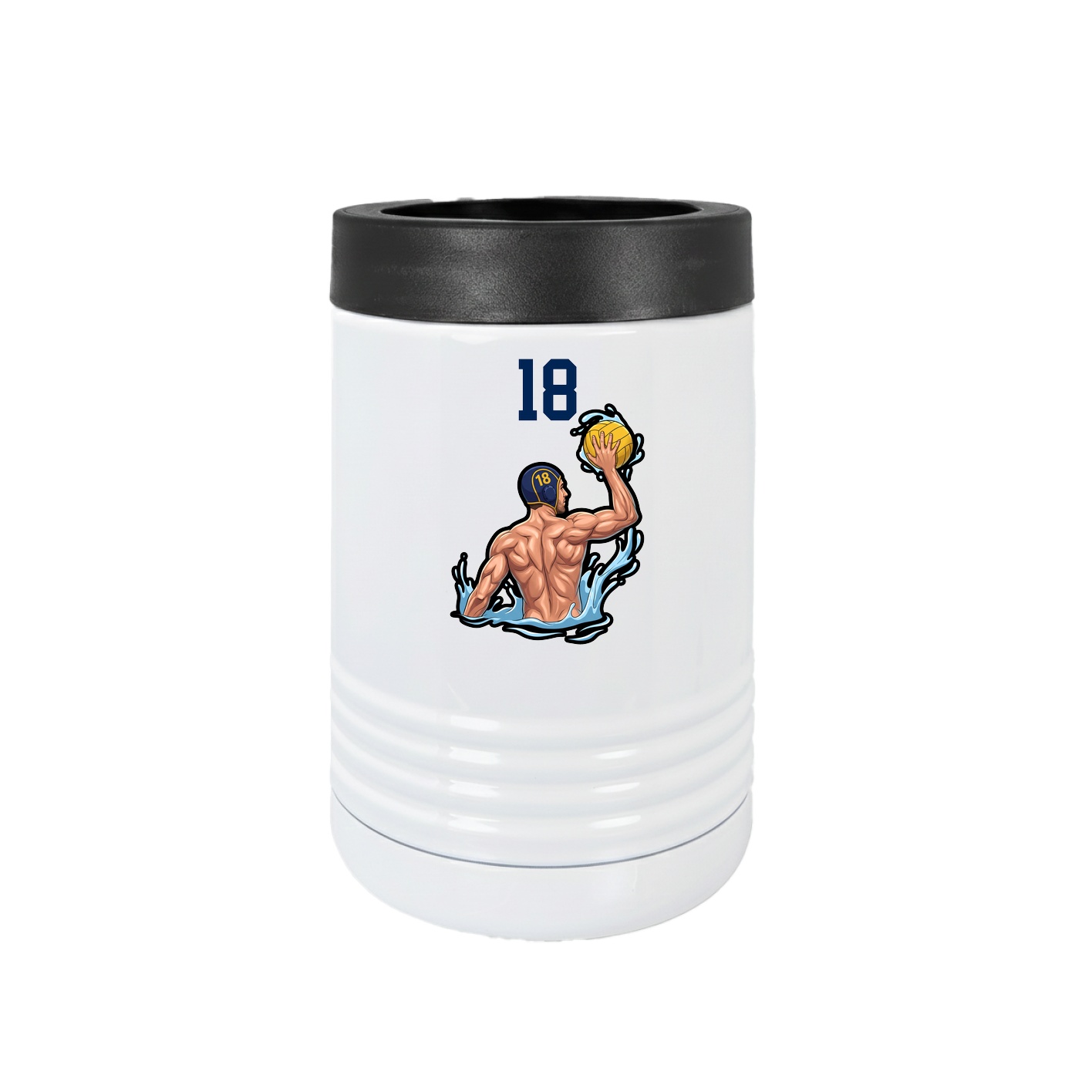 Beverage Holder — Number Top in White
