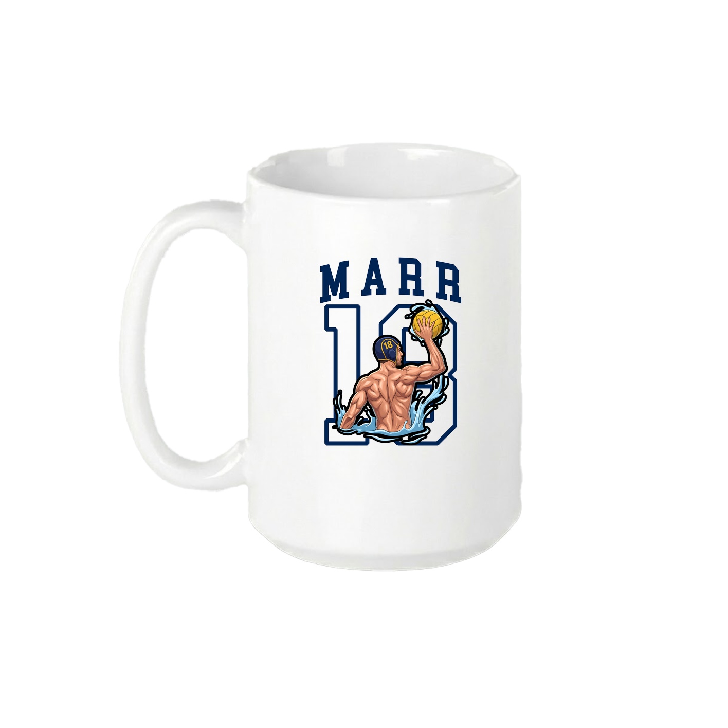 15oz Coffee Mug — Shirsey in White