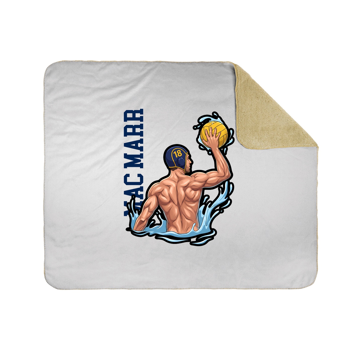 50x60 Sherpa Lined Throw Blanket