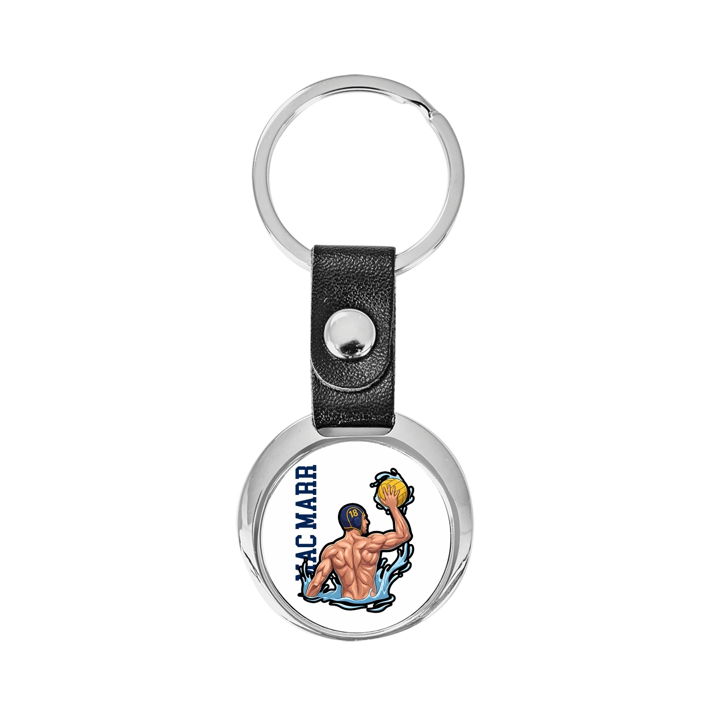 Key Chain — Name Vertical in Classic