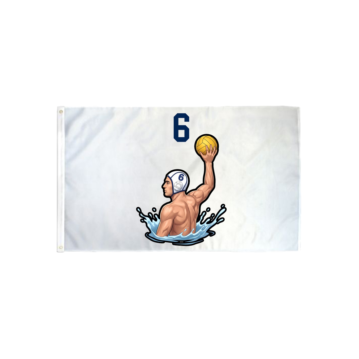 3x5 Flag — Number Top in Classic