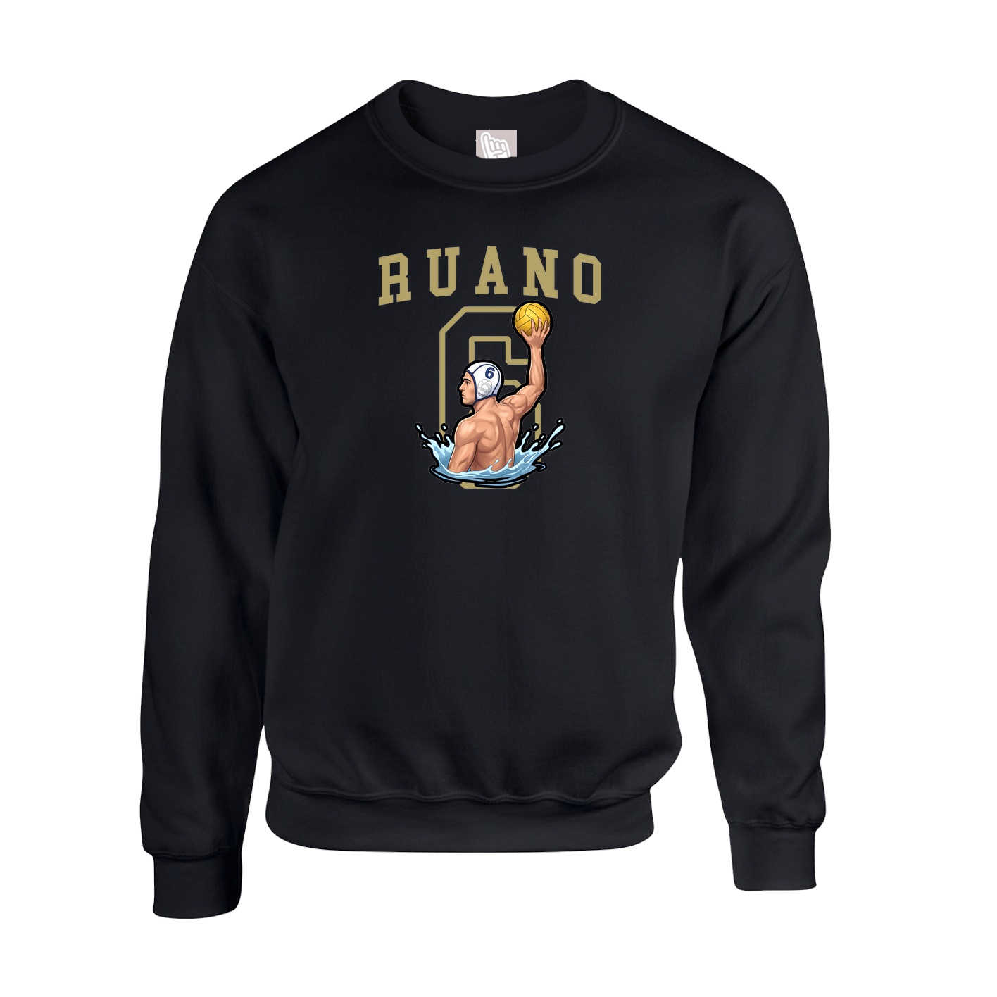 Fleece Crew — Shirsey in Black