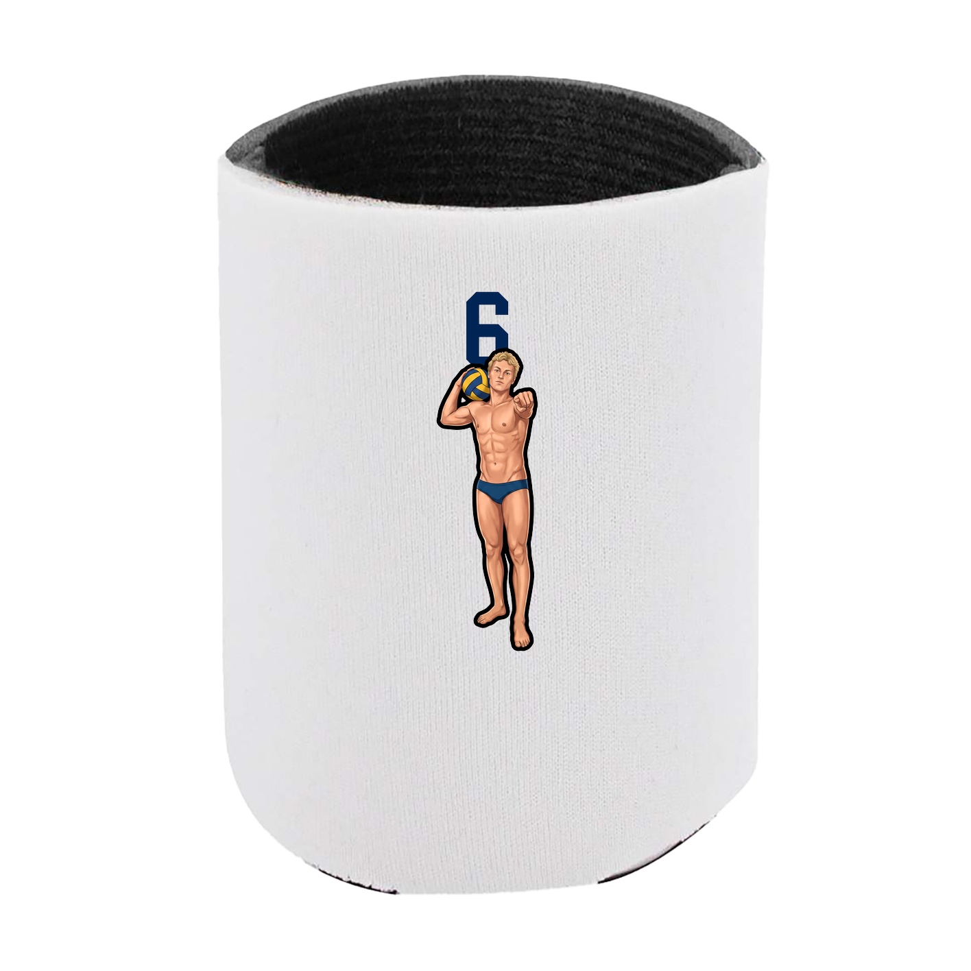 Can Holder — Number Top in White