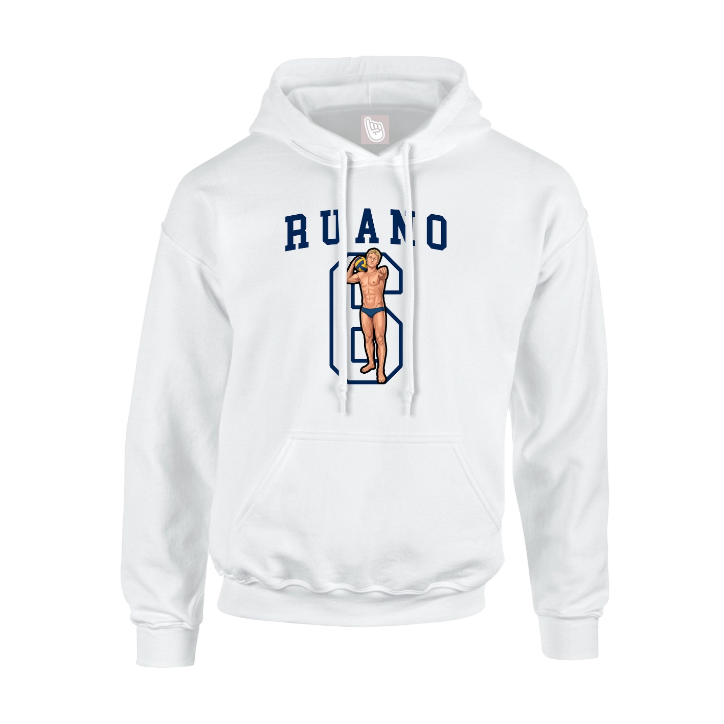 Hoodie — Shirsey in White