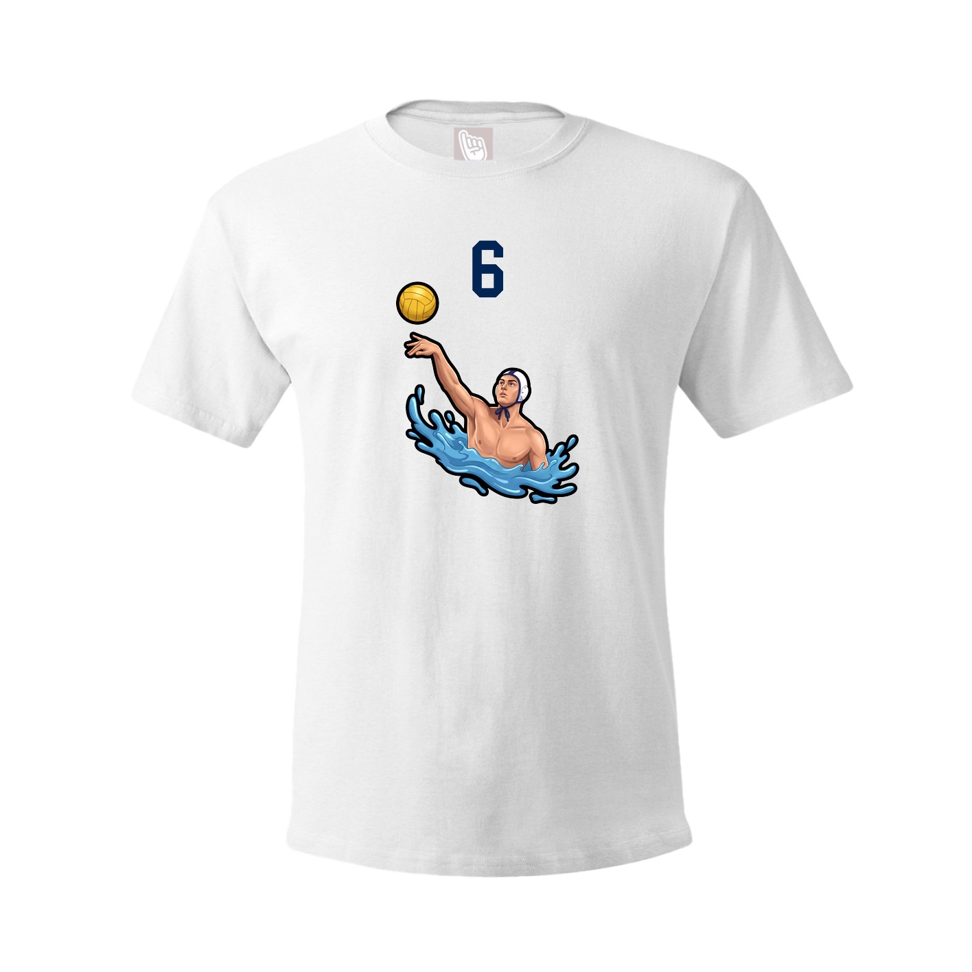 Tee — Number Top in White