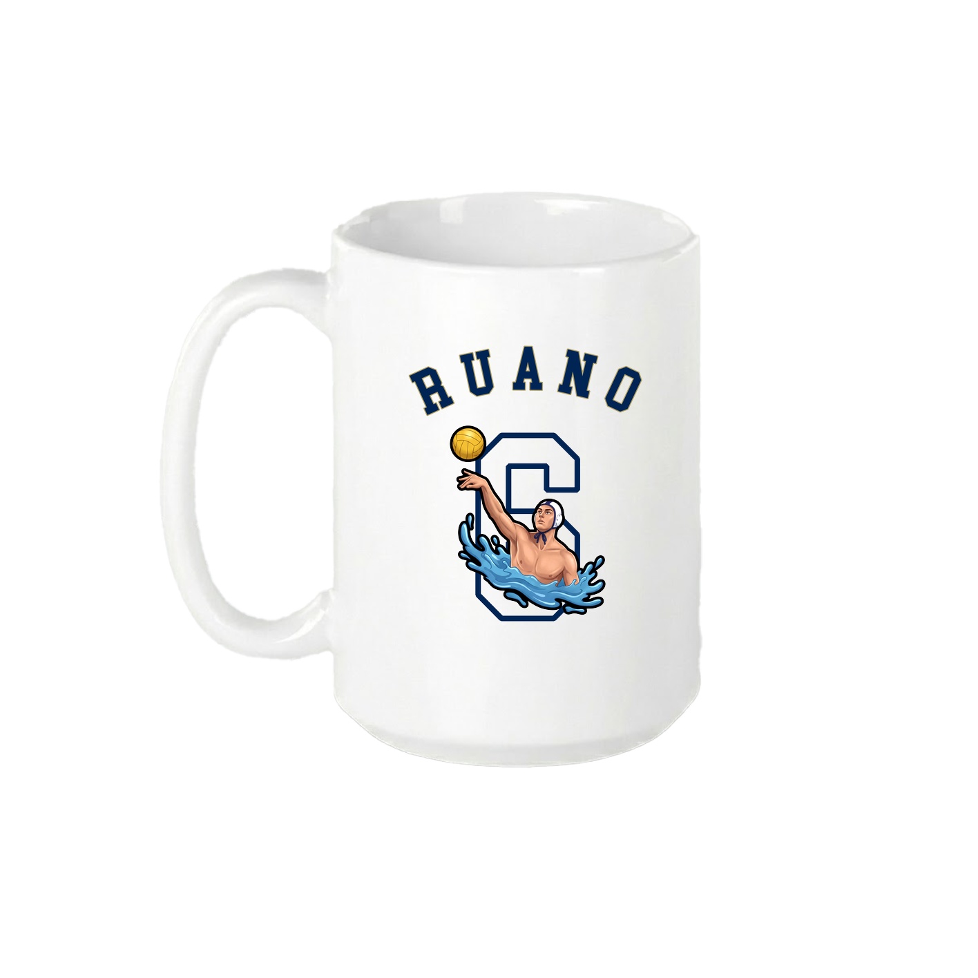 15oz Coffee Mug — Shirsey Arch in White