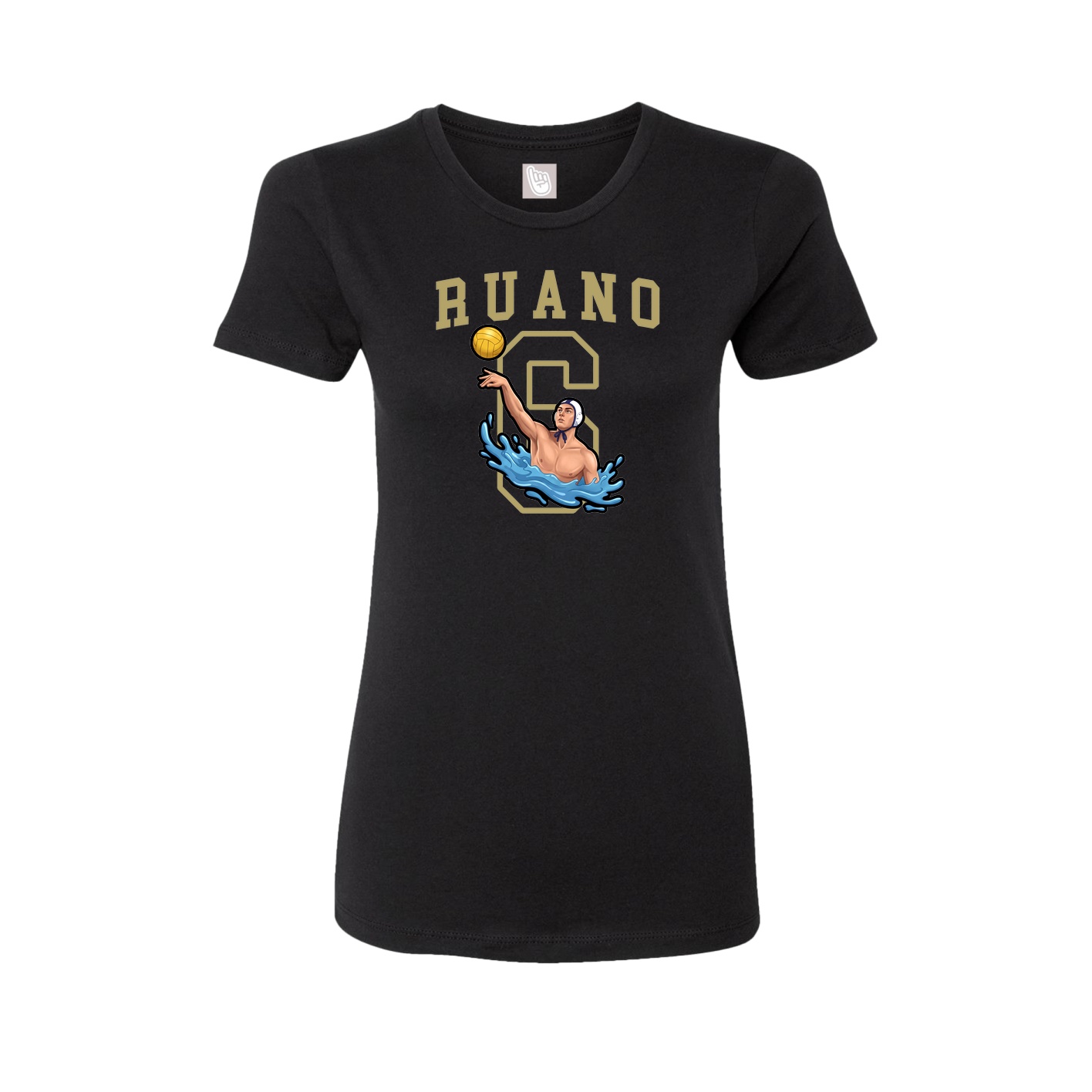 Fitted Women's Tee — Shirsey in Black