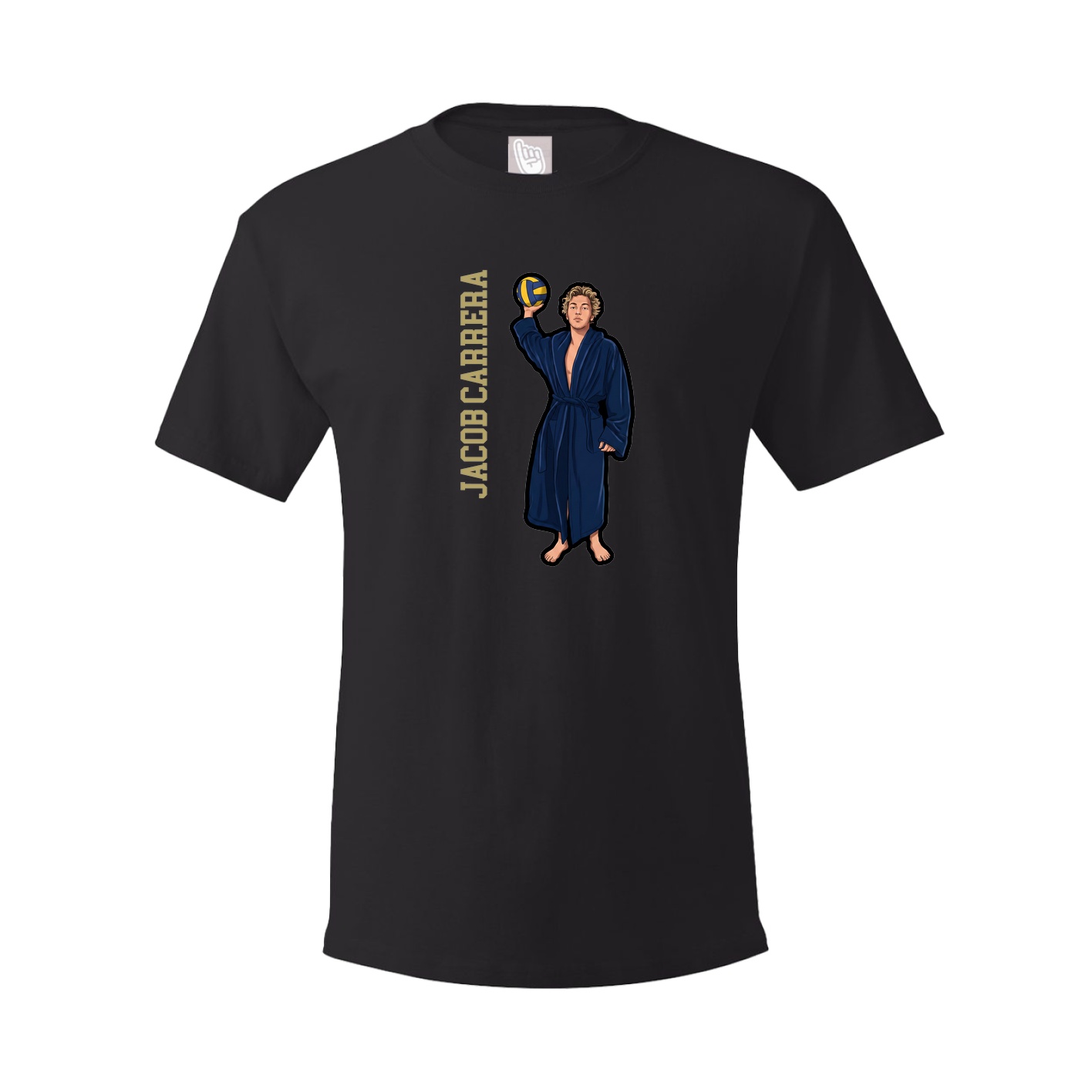 Tee — Name Vertical in Black