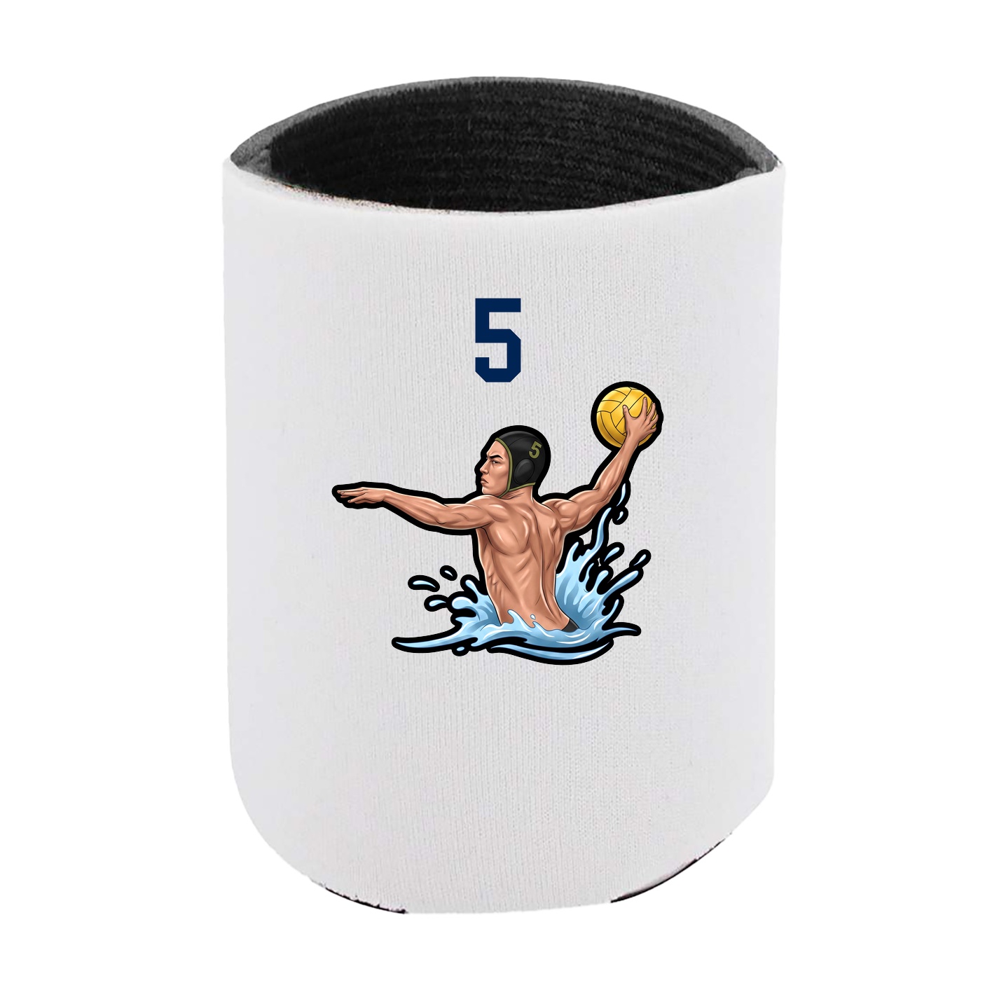 Can Holder — Number Top in White