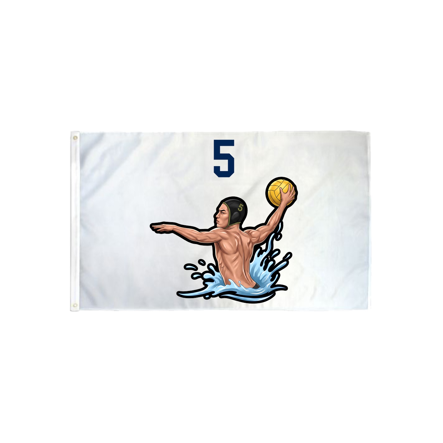 3x5 Flag — Number Top in Classic