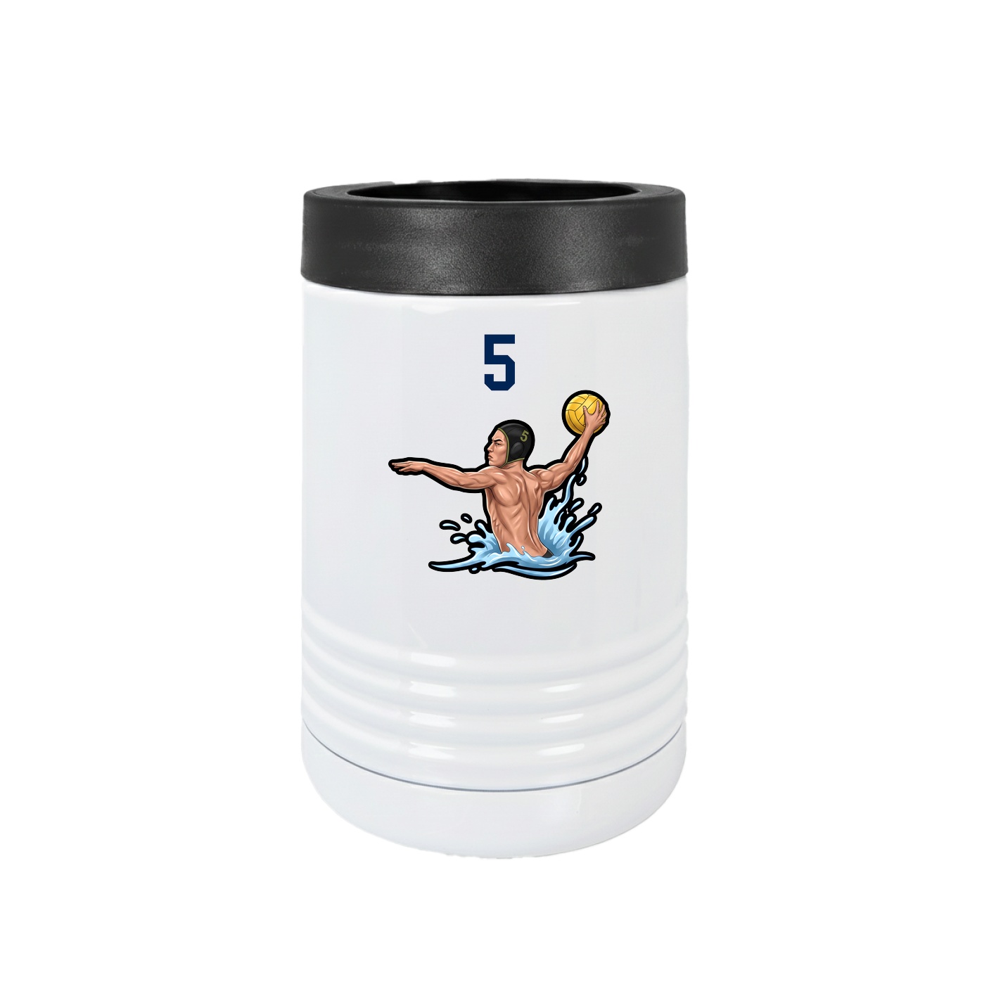 Beverage Holder — Number Top in White