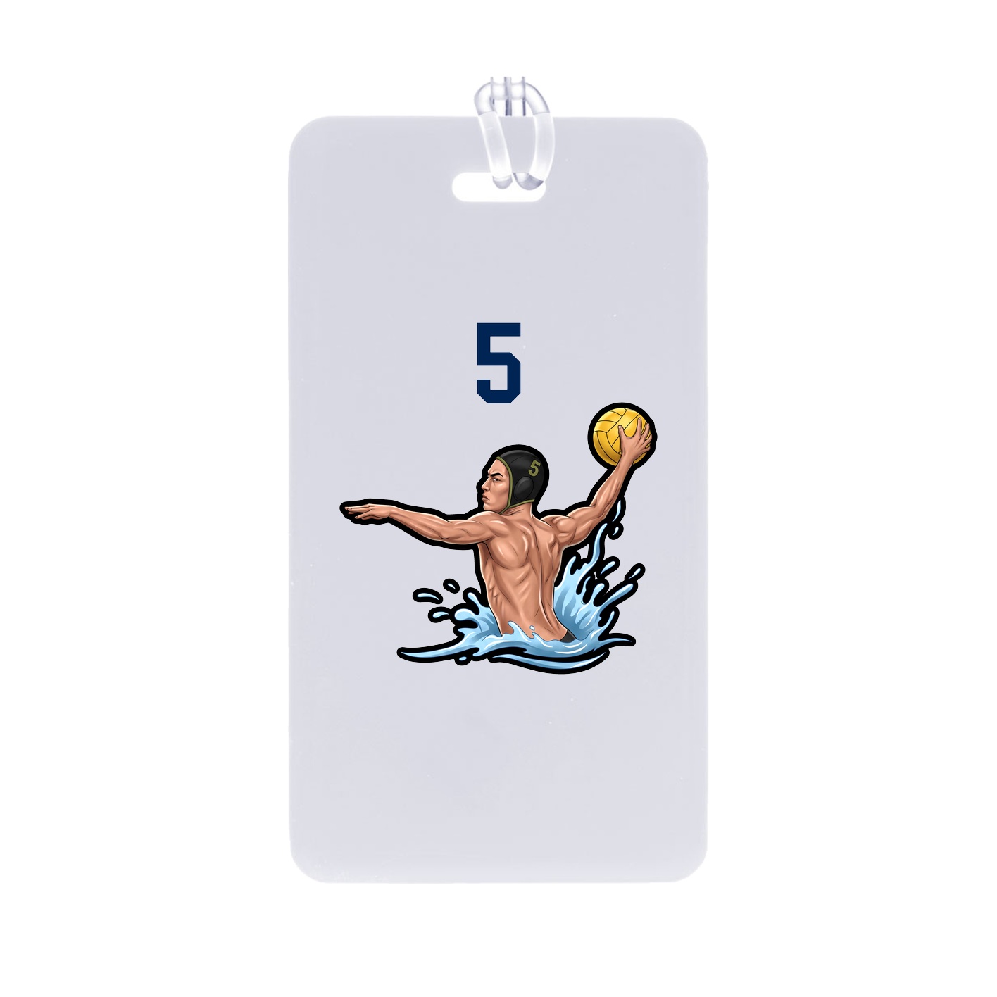 Bag Tag — Number Top in Classic
