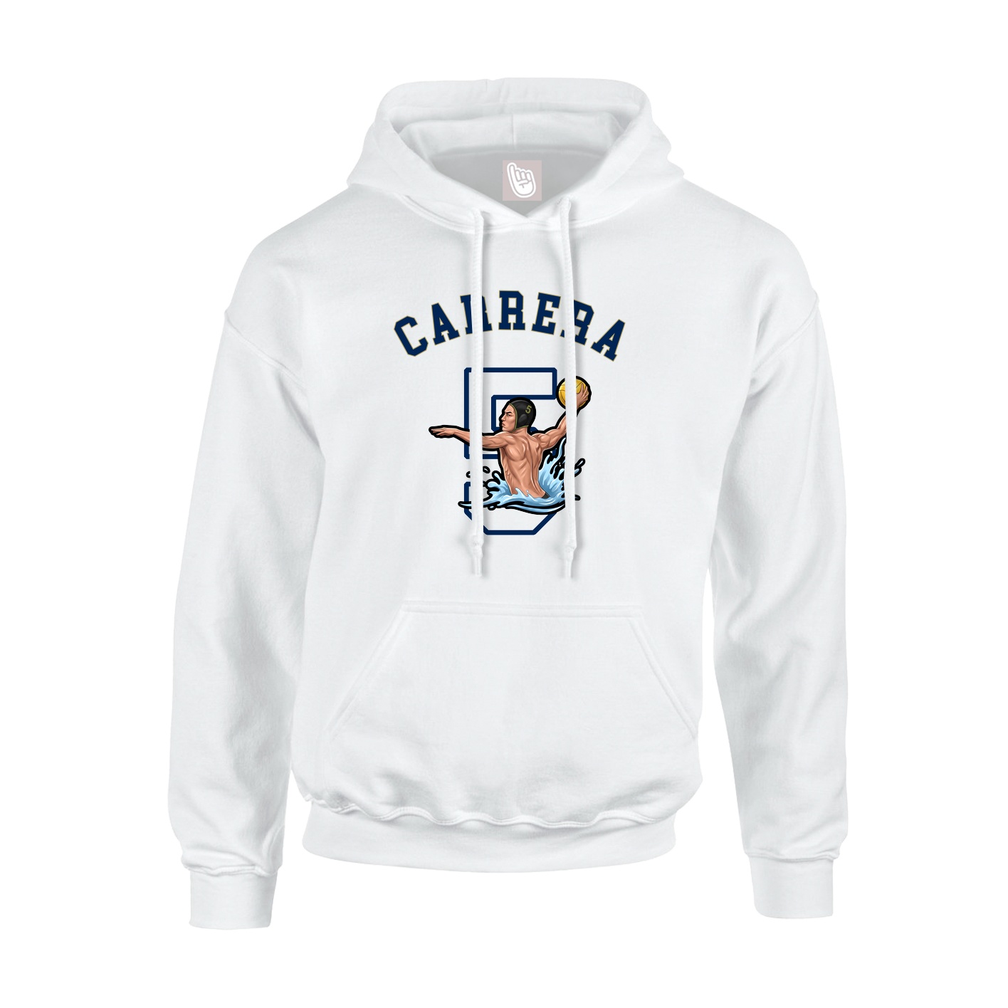 Youth Hoodie — Shirsey Arch in White