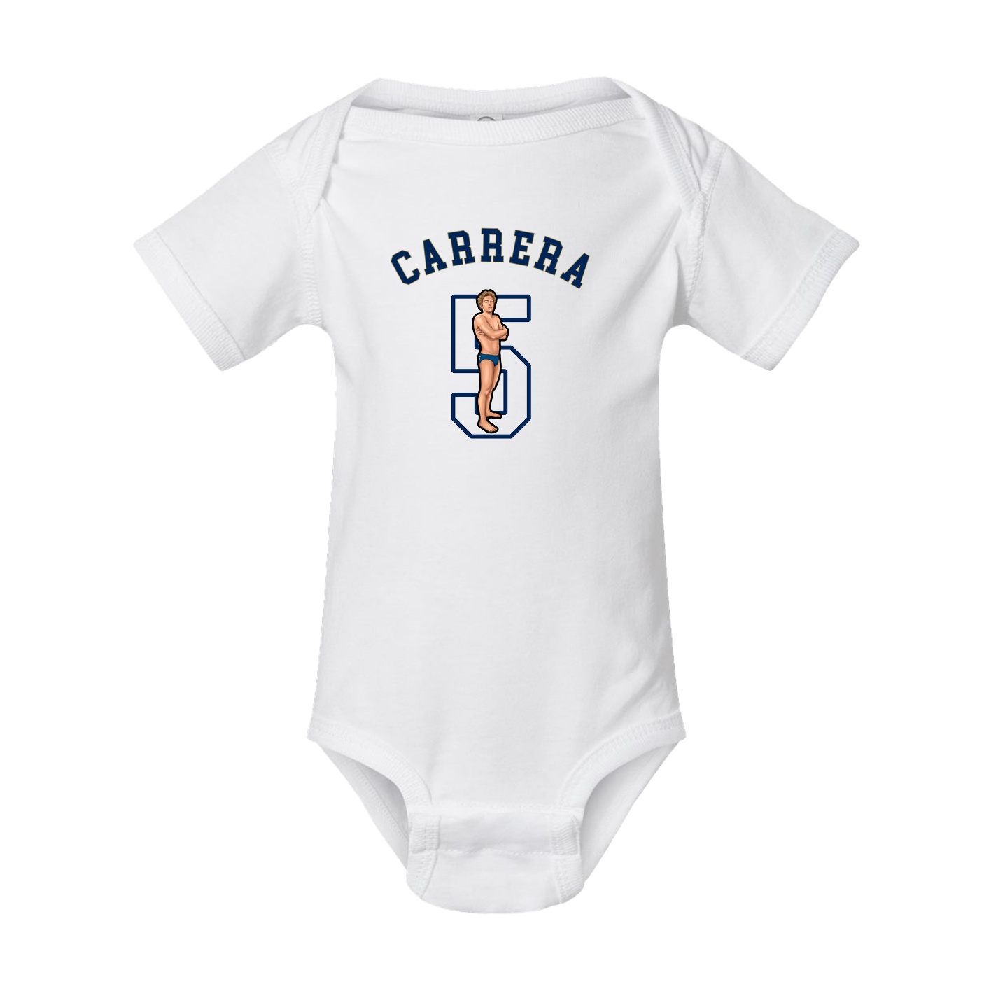 Baby Onesie — Shirsey Arch in White