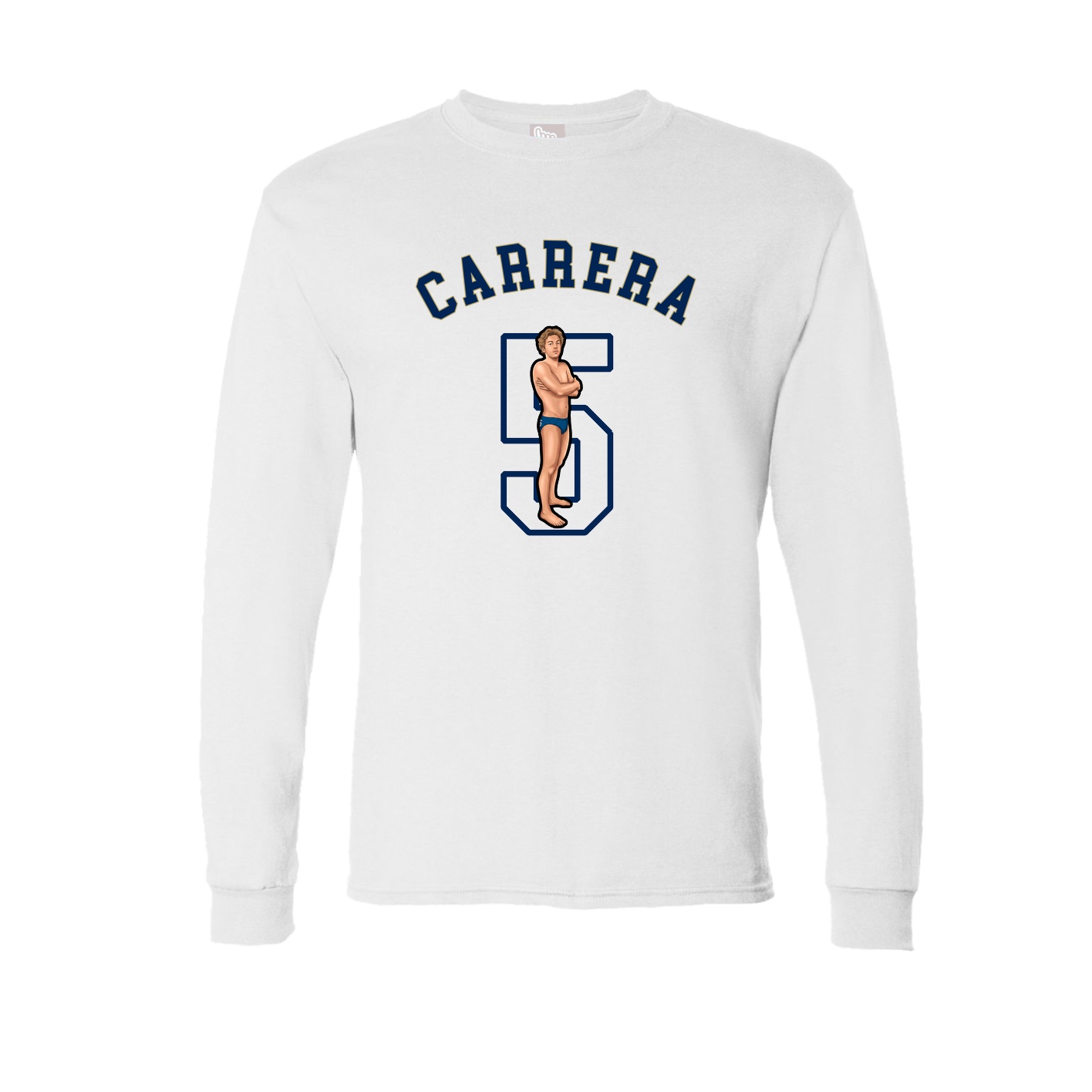 Long Sleeve Tee — Shirsey Arch in White
