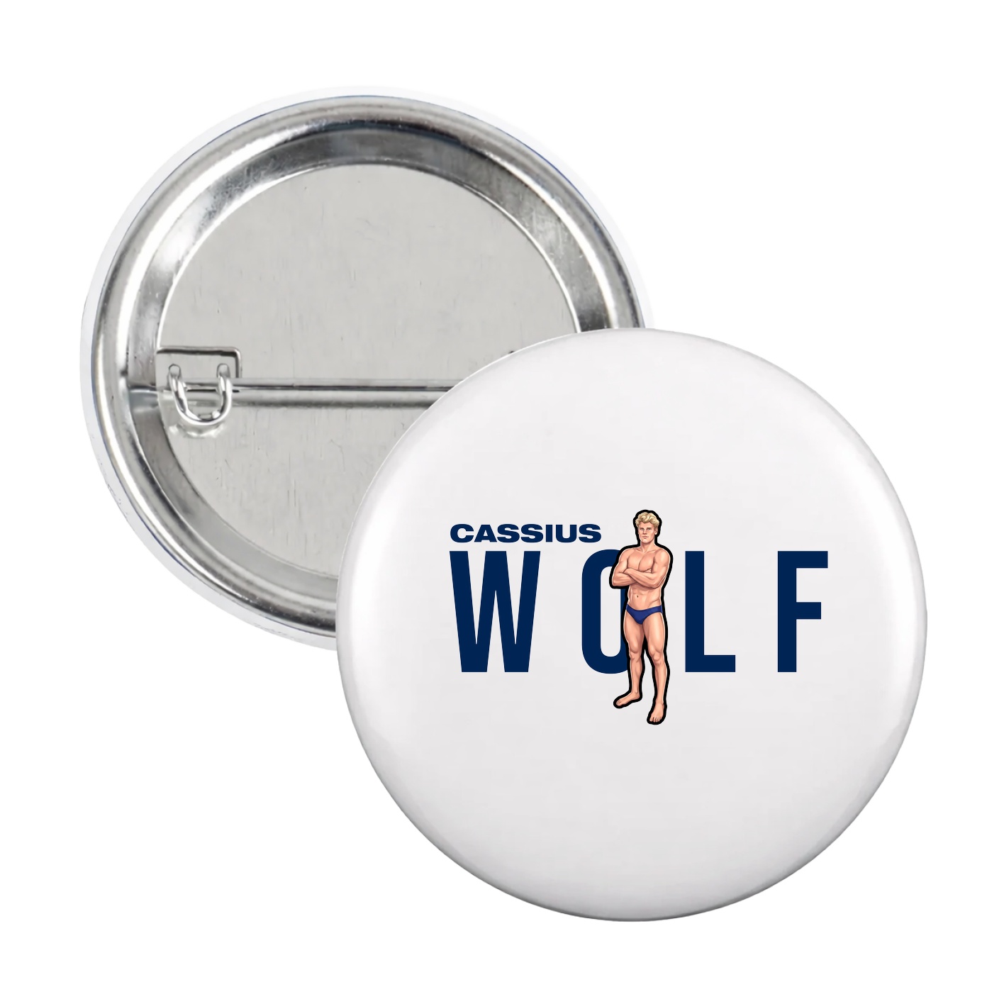 Game Day Button — Player Name in White