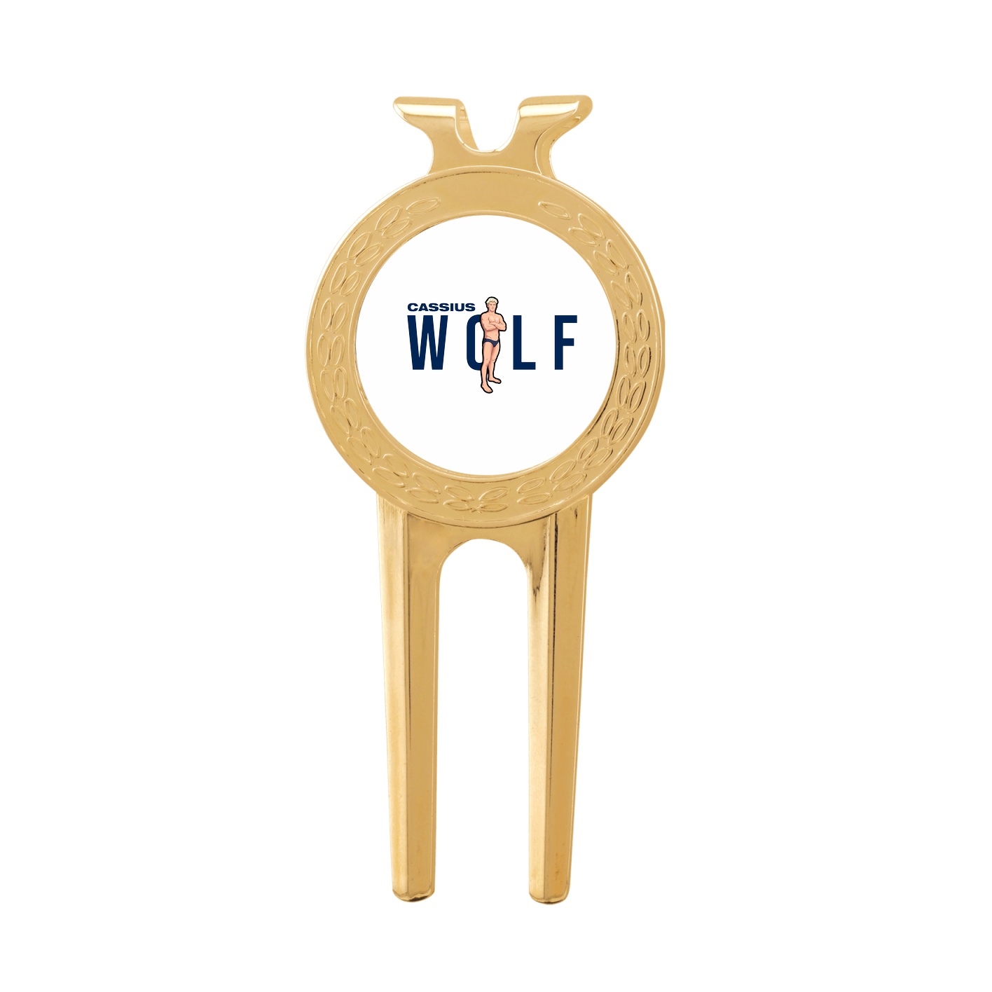 Divot Tool with Ball Marker — Player Name in Classic