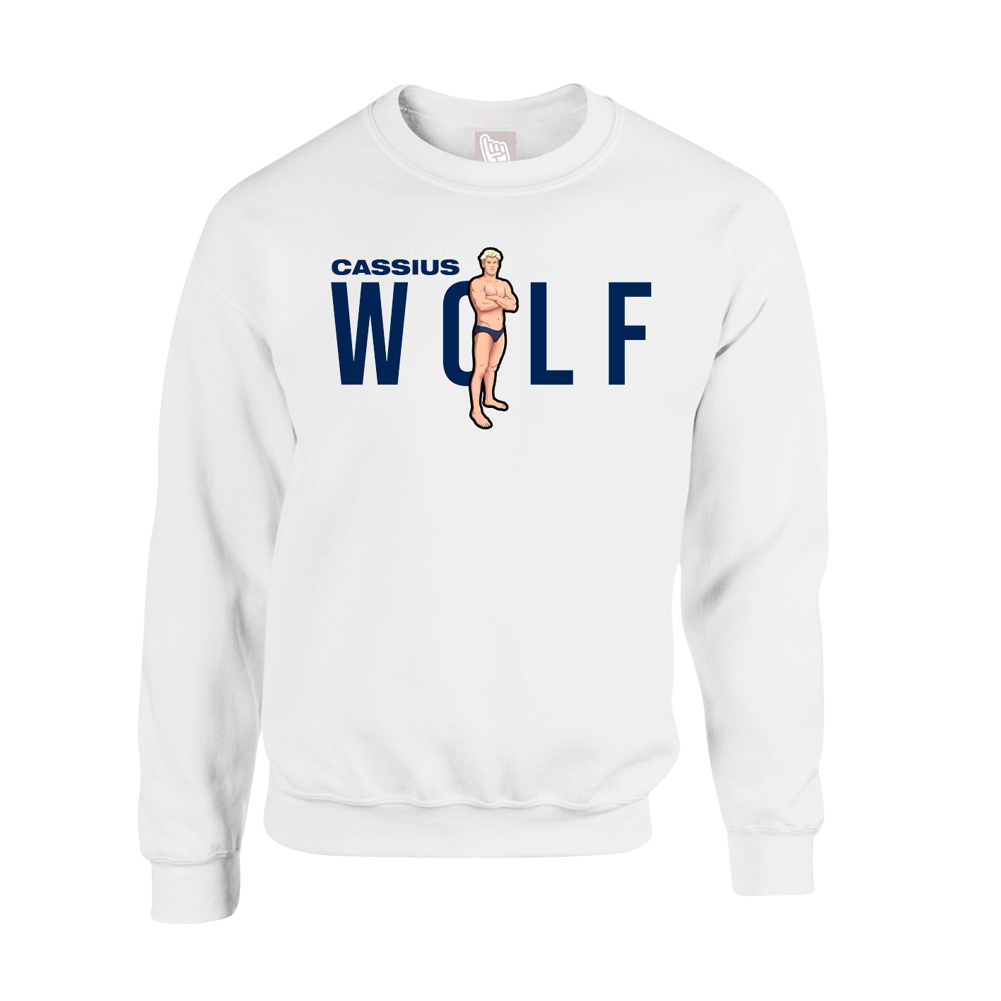 Fleece Crew — Player Name in White