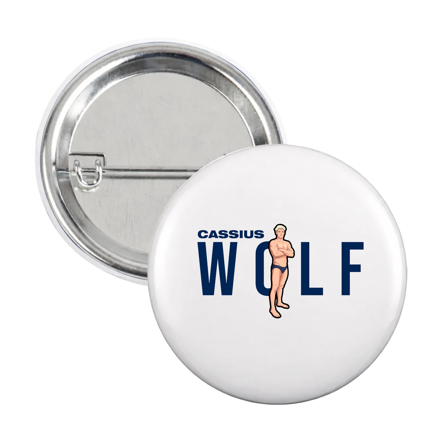 Game Day Button — Player Name in White