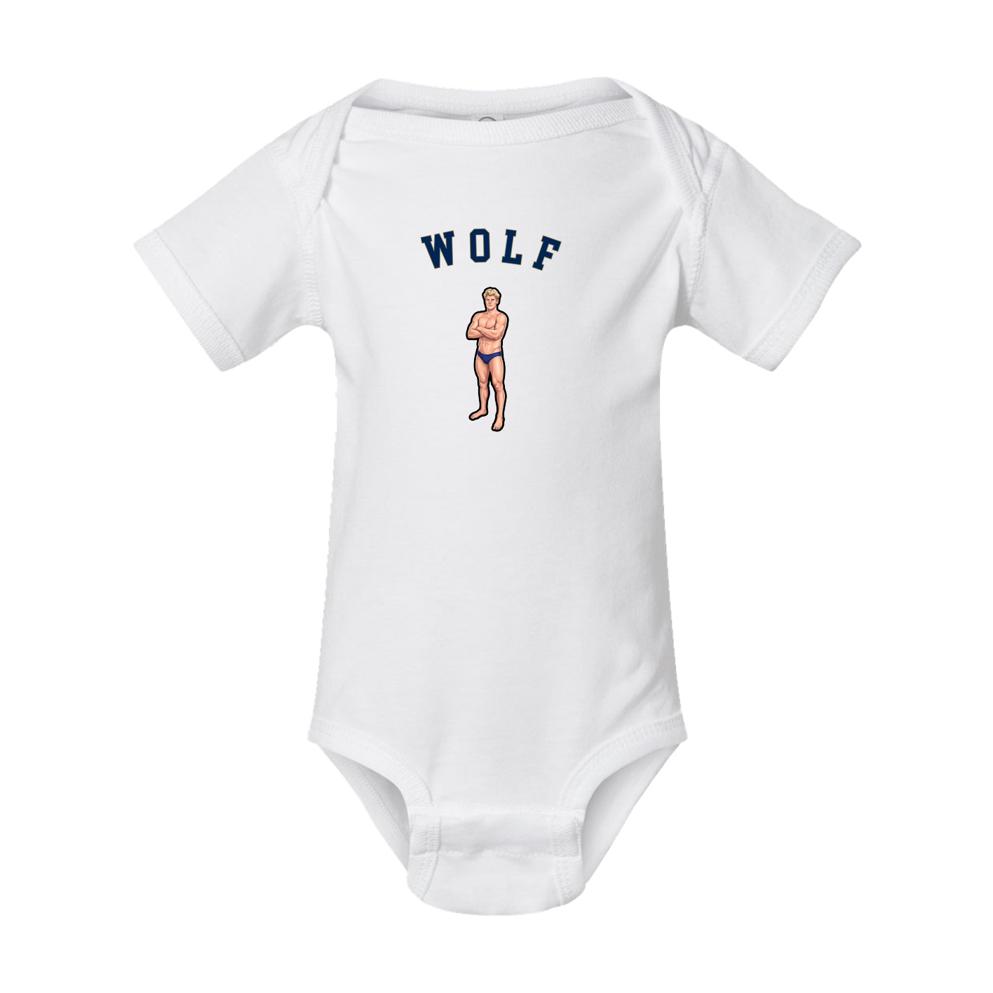 Baby Onesie — Shirsey Arch in White