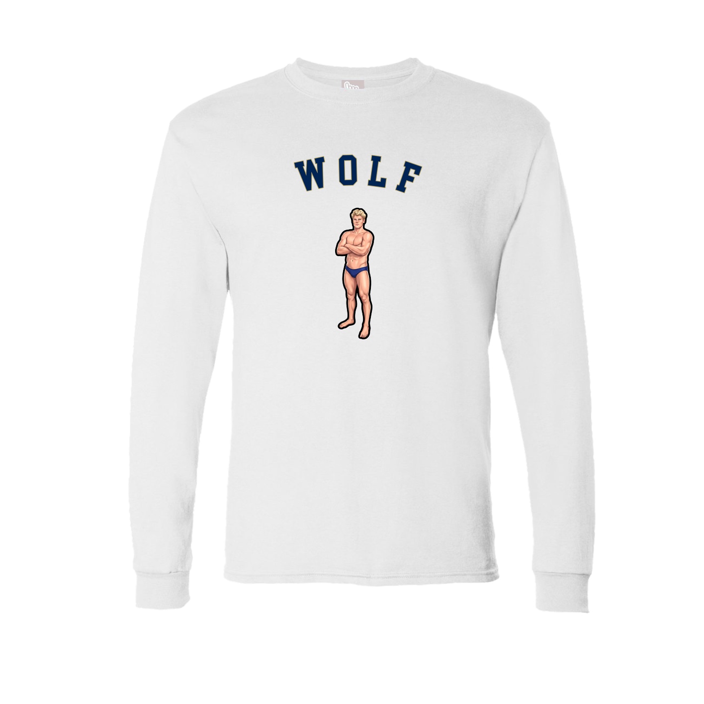 Long Sleeve Tee — Shirsey Arch in White